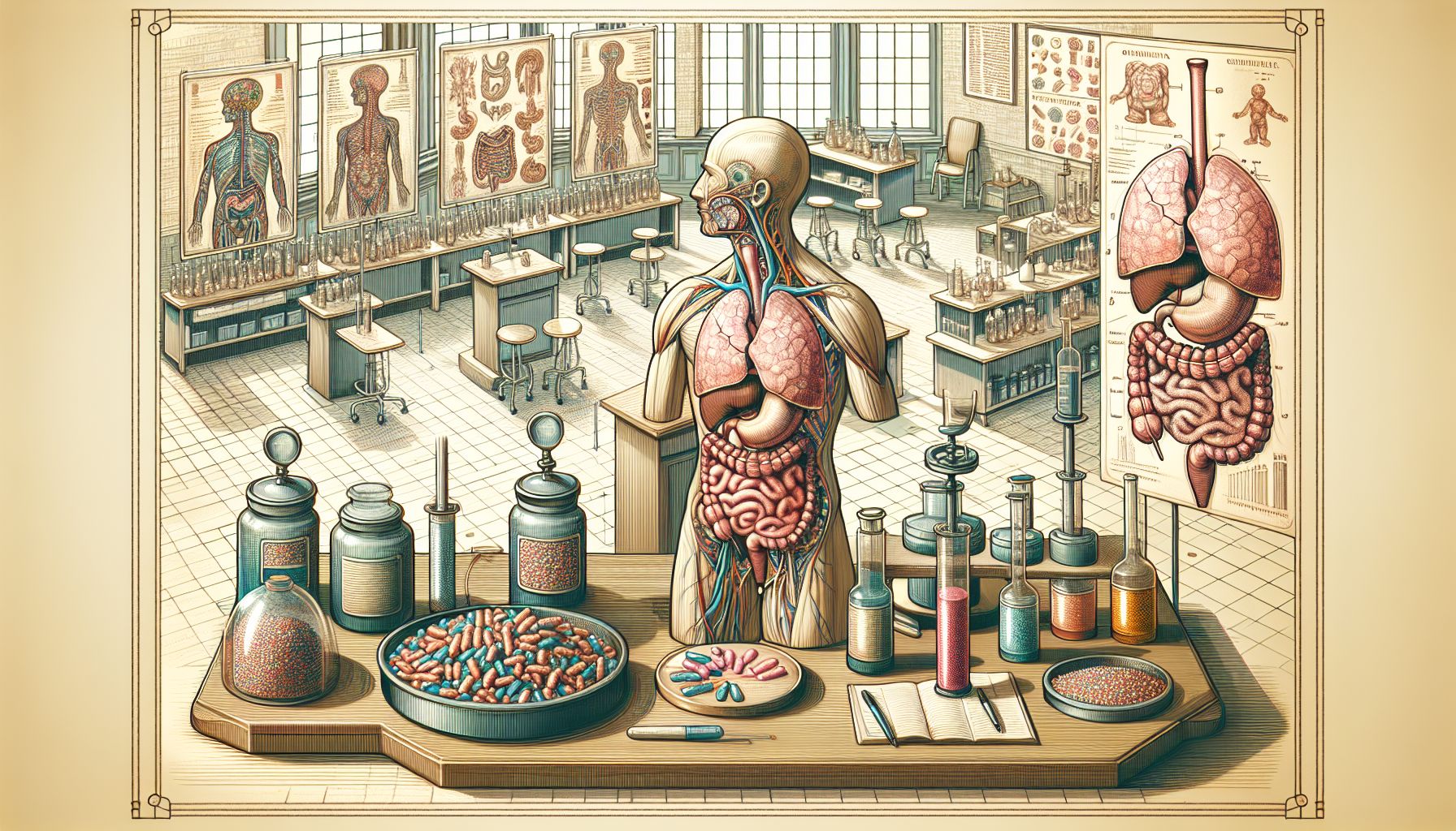 Image d'antacides en comprimés et liquides